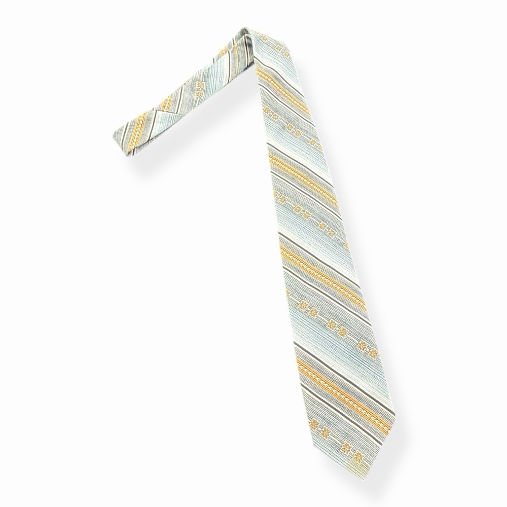 Wemlon By Wembley Vintage Tie Striped Shiny‎ Polyester